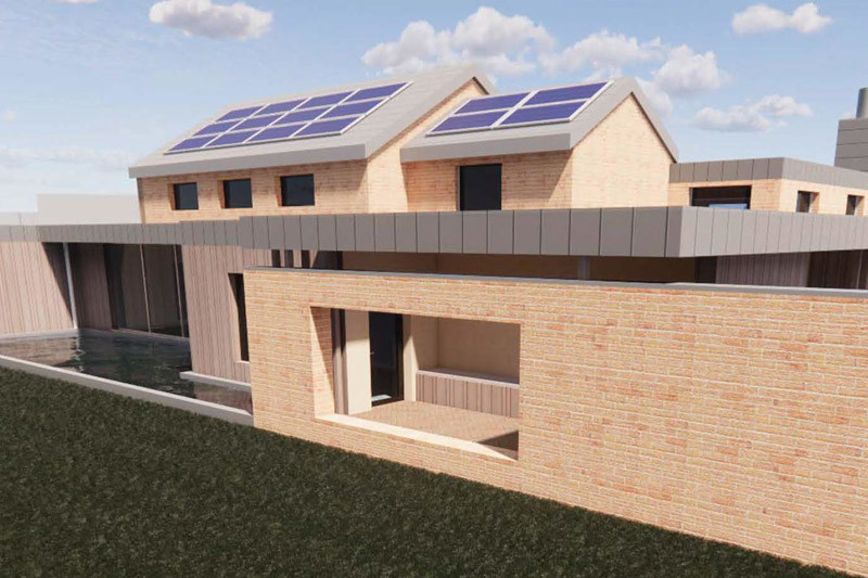 Side Of New Crematorium